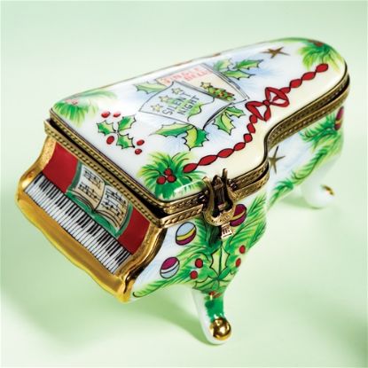 Picture of Limoges Christmas Piano Box