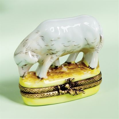 Picture of Limoges Sheep Box