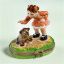 Picture of Limoges Girl with Dog on Grass Box