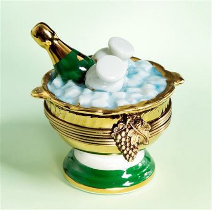 Picture of Limoges Champagne Bucket with Ice and Bottle Box
