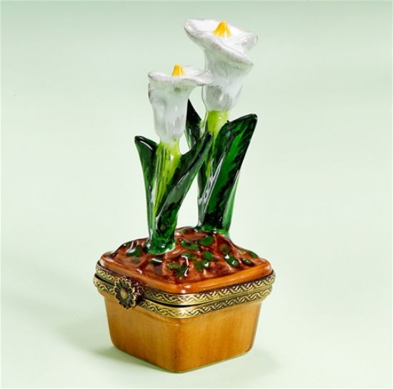 Picture of Limoges Cala Lily In Pot Box
