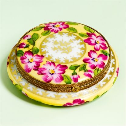 Picture of Limoges Compact Powder Floral Box