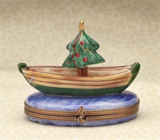 Picture of Limoges Nantucket Christmas Tree in Boat Box