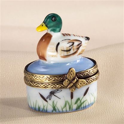 Picture of Limoges Mini Mallard Duck Box