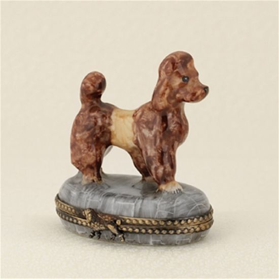 Picture of Limoges Brown Poodle Box