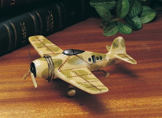 Picture of Limoges Safari Military Airplane  Box