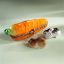 Picture of Limoges Carrot  Box with Two Rabbits