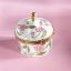 Picture of Limoges PInk Flowers Pagoda Box