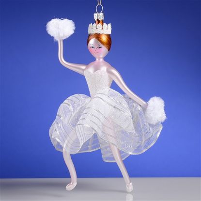 Picture of De Carlini Snowflake Ballerina Christmas  Ornament