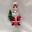 Picture of De Carlini Santa with Tree Christmas Ornament