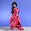 Picture of De Carlini Indian Lady in Pink Dress Christmas Ornament 