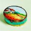 Picture of Limoges Provence Poppies Field with House Box