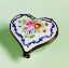Picture of Limoges Heart with Blue Ribbon and a Rose Box