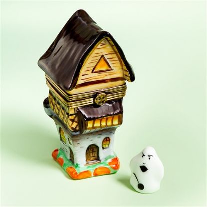 Picture of Limoges Garden Halloween House with Ghost Box