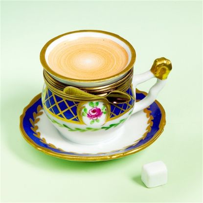 Picture of Limoges Capuccino Traditional Cup with Sugar Box