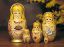 Picture of Russian Natural Wood Samovar Matryoshkas Doll