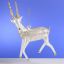 Picture of De Carlini White Reindeer Christmas Ornament