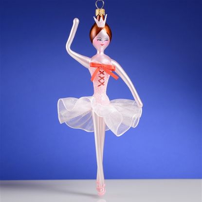 Picture of De Carlini Ballerina in Pink Ornament
