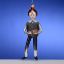 Picture of De Carlini Pilgrim Italian Christmas Ornament