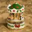 Picture of Limoges Christmas Carousel Box with Horses