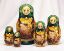 Picture of Russian Girls with Braids  Hand Painted Matryoshkakla 