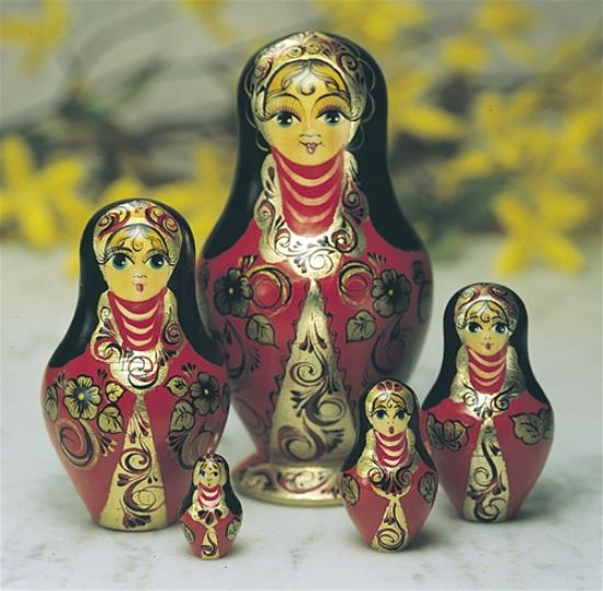 Picture of Russian Slim Elegant Ladies Matryoshka