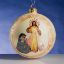 Picture of Divine Mercy Polish Glass Christmas Ornament
