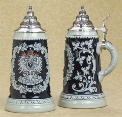 Picture of German Eagle Crest Deutschland Grand and Blue Stein 