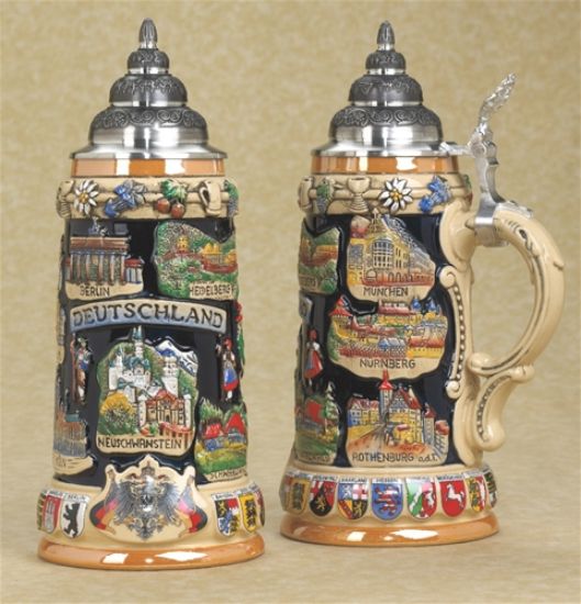 Picture of German Deutschland Panorama Beer Stein, Each