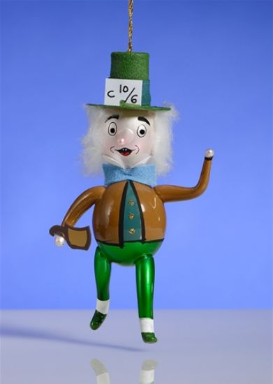 Picture of De Carlini Madhatter Italian Christmas Ornament