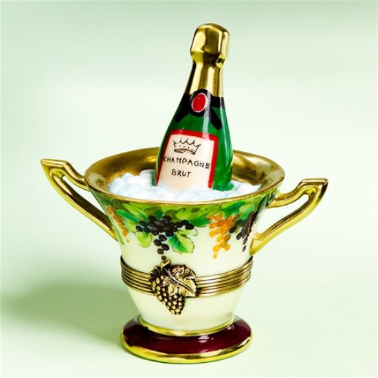 Picture of Limoges Champagne in Decorated Bucket Box