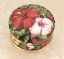 Picture of British China Pink  and Red Flowers 3" Box