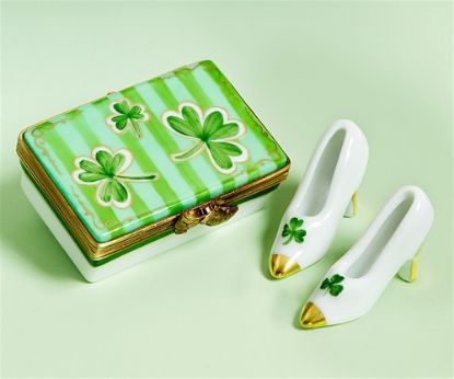 Picture of Limoges Irish St Patricks Day Shoes Box 