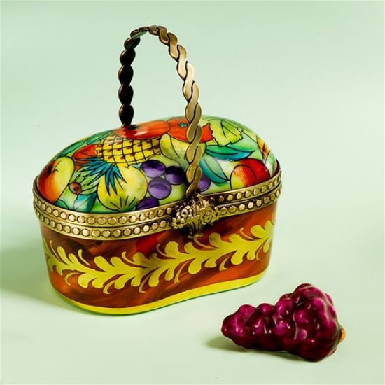Picture of Limoges Fruit Basket Box with Loose Grapes