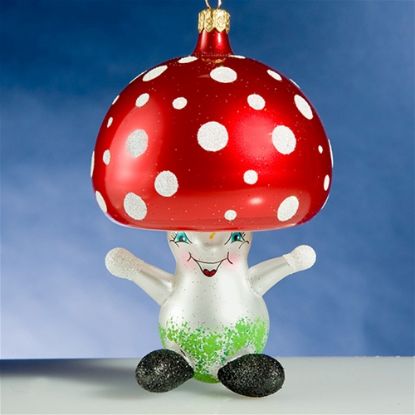 Picture of De Carlini Mushroom Christmas Ornament