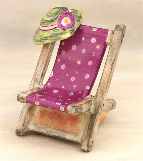 Picture of Limoges Pink Chair with Summer Hat Box