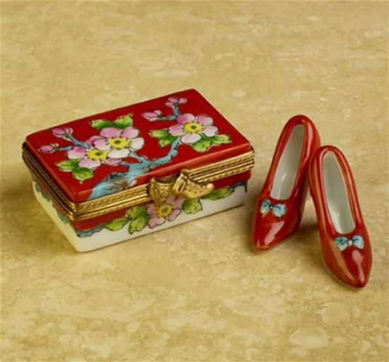 Picture of Limoges Red Shoes in Shoe Box
