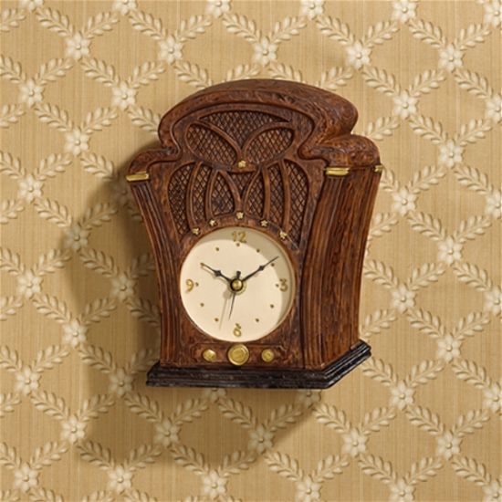 Picture of 60s Radio Italian Resin Wall Hanging Clock