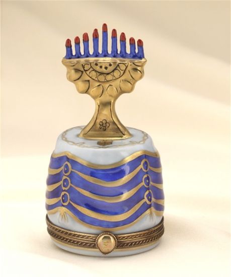 Picture of Limoges Menorah on Table Box