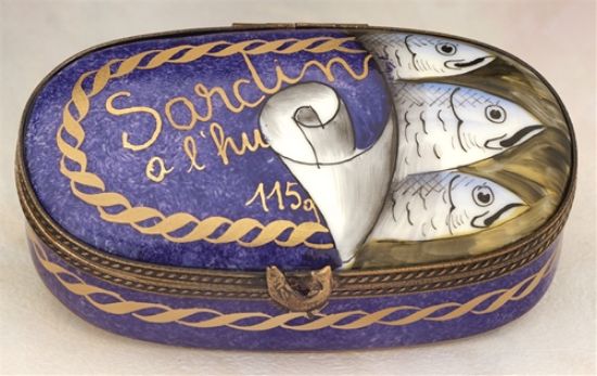 Picture of Limoges Sardines in Can Box 
