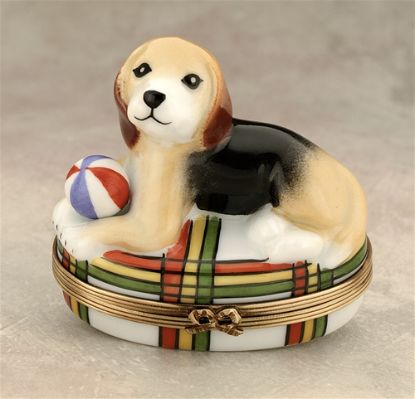 Picture of Limoges Beagle Dog Box