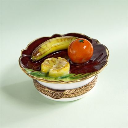 Picture of Limoges Banana, Pineapple and Apple Plate Box 