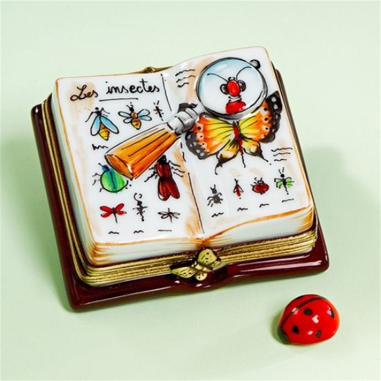 Picture of Limoges Butterfly and Insects Book Box