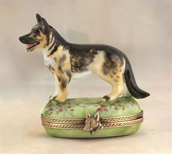 Picture of Limoges German Shepherd Dog Box 