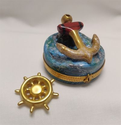 Picture of Limoges Anchor and Compass Box