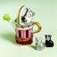 Picture of Limoges Cat Family Watering Can Box with Roses 