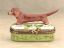 Picture of Limoges Brown Dachshund on Grass Box
