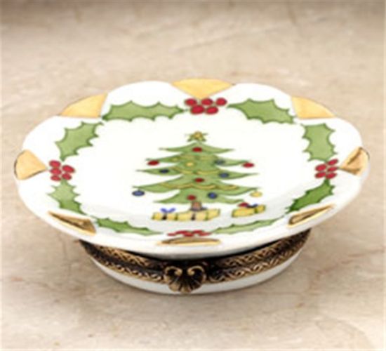 Picture of Limoges Christmas Tree Plate Box