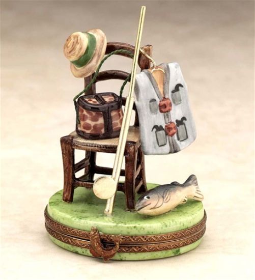 Picture of Limoges Fishing Chair Box