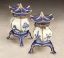 Picture of Limoges Oriental Blue White Lamp Box, Each.